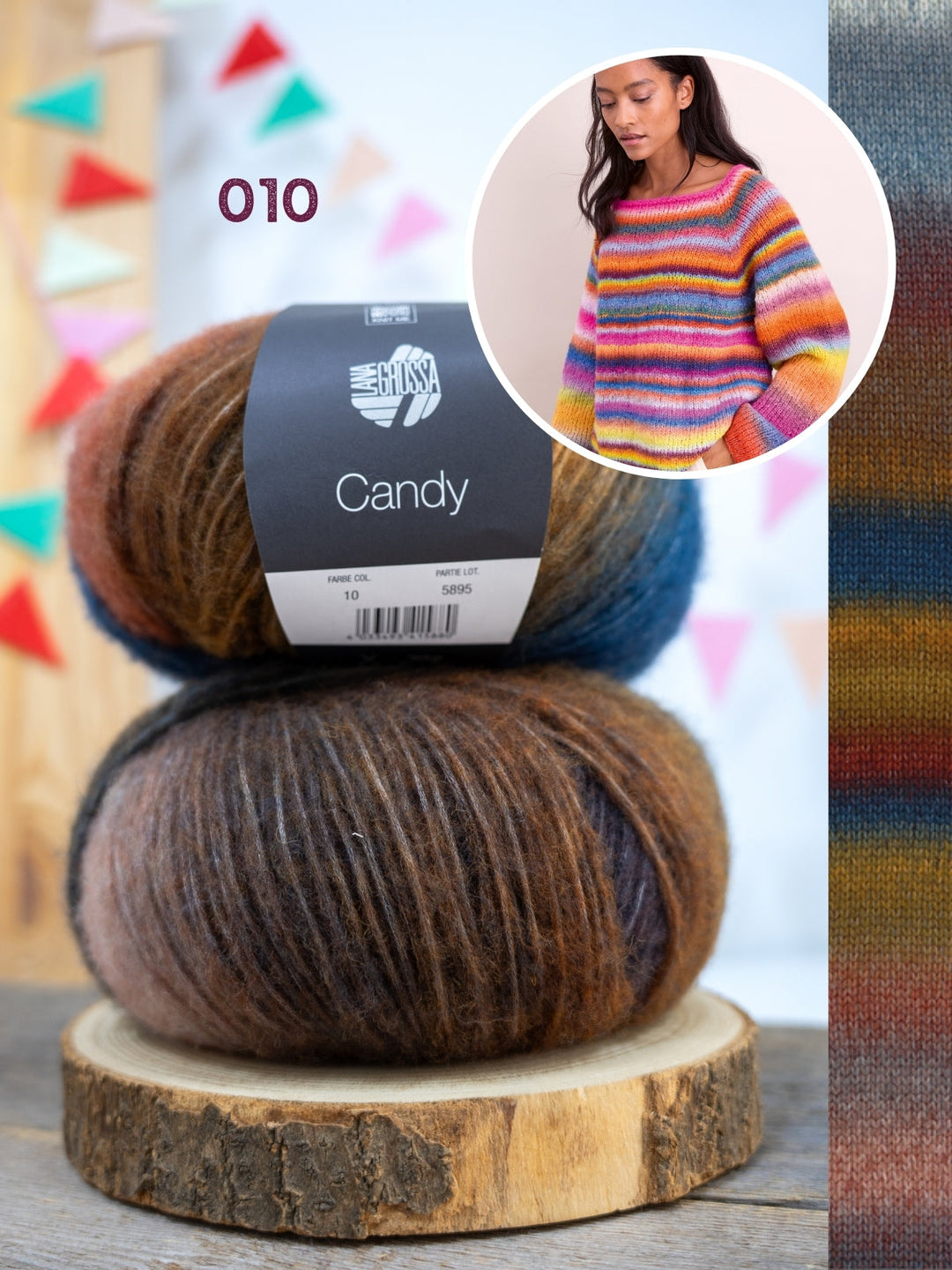 Strickpaket Candy Raglanpullover