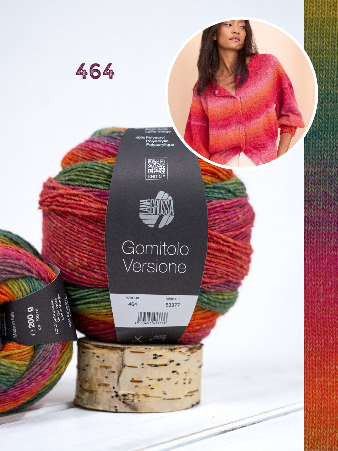 Strickpaket Gomitolo Versione Jacke
