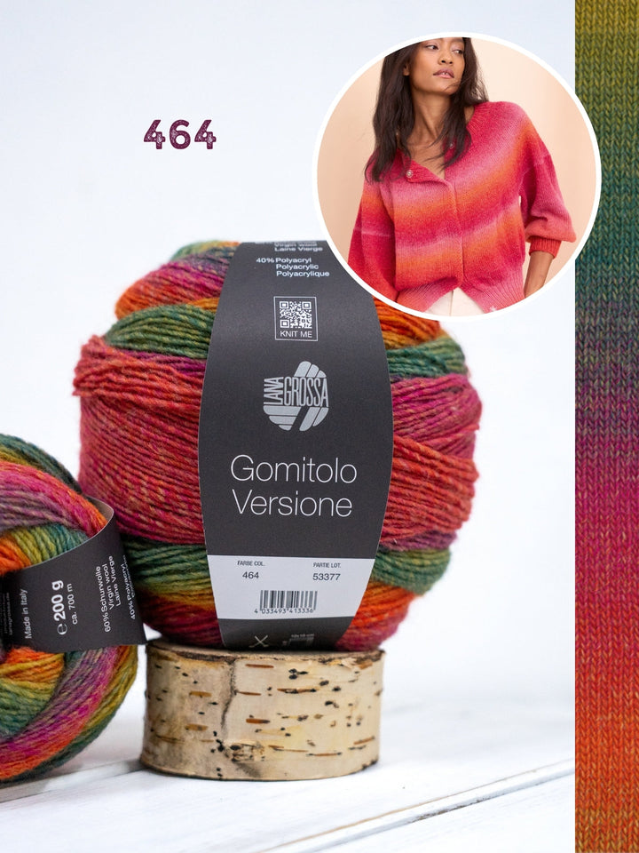 Strickpaket Gomitolo Versione Jacke