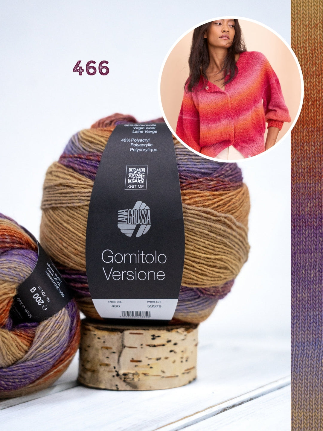Strickpaket Gomitolo Versione Jacke