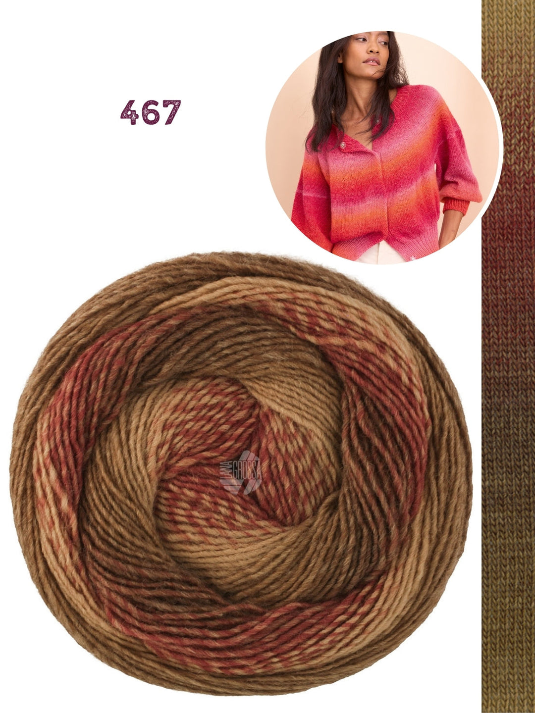 Strickpaket Gomitolo Versione Jacke