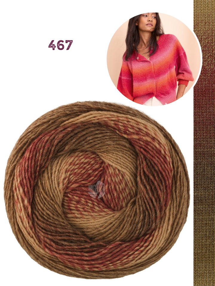 Strickpaket Gomitolo Versione Jacke