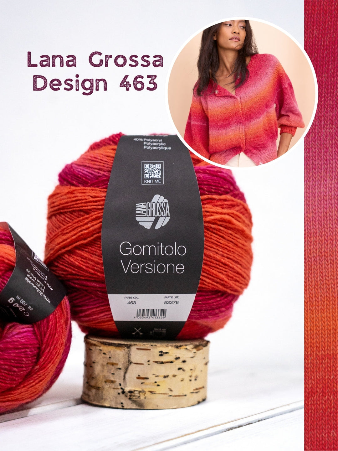 Strickpaket Gomitolo Versione Jacke