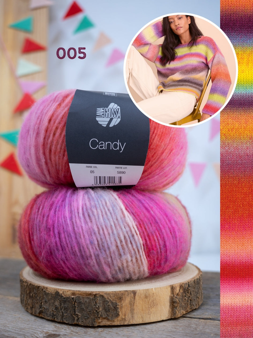 Strickpaket Candy Pullover