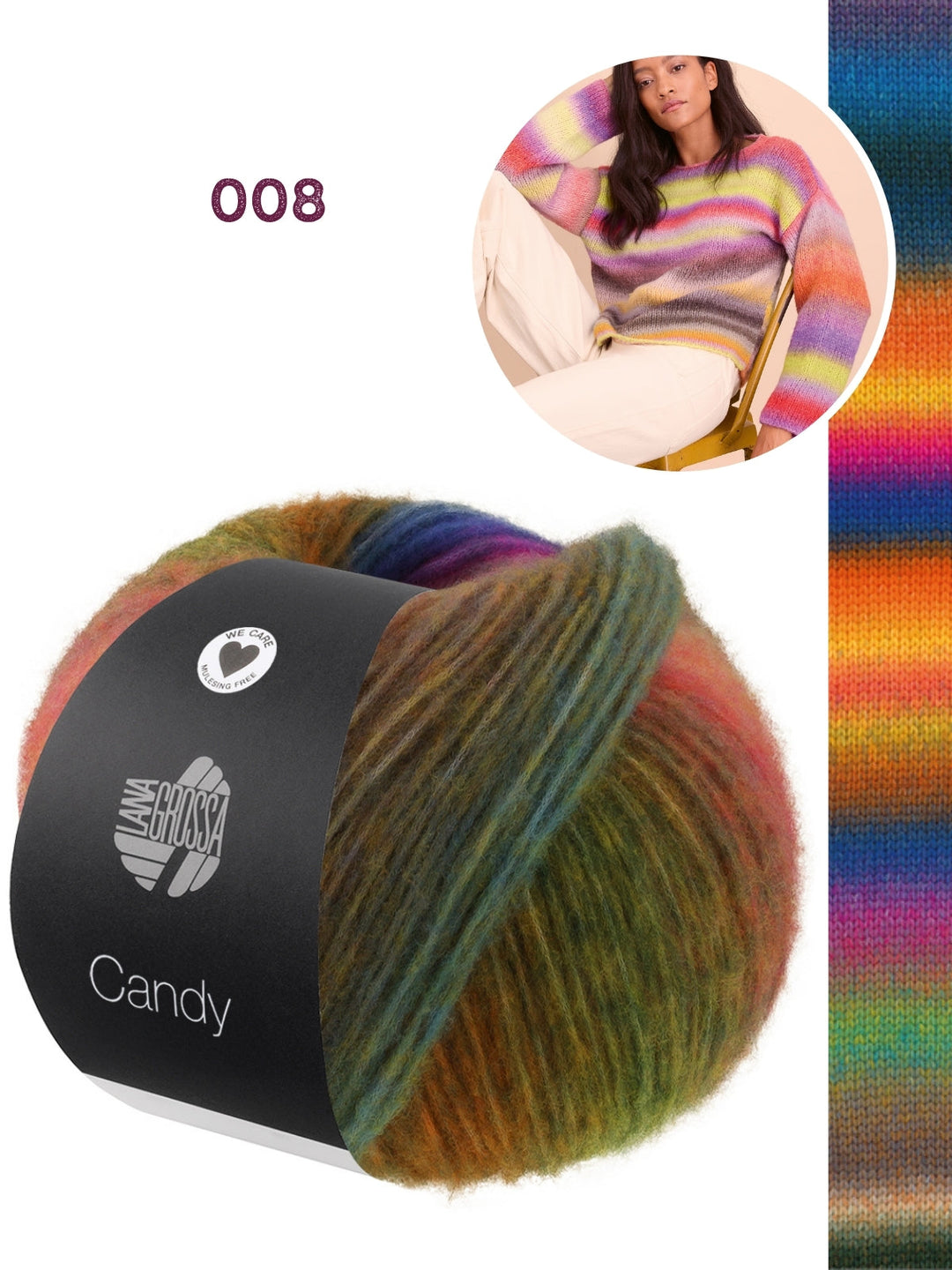 Strickpaket Candy Pullover
