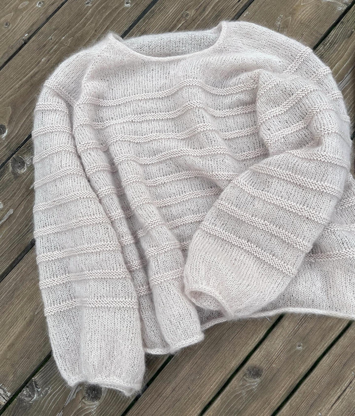 Strickpaket Charles Sweater - Kolibri by Johanna