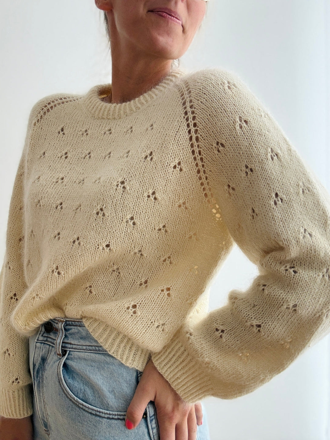 Strickpaket Lillie Sweater - Kolibri by Johanna