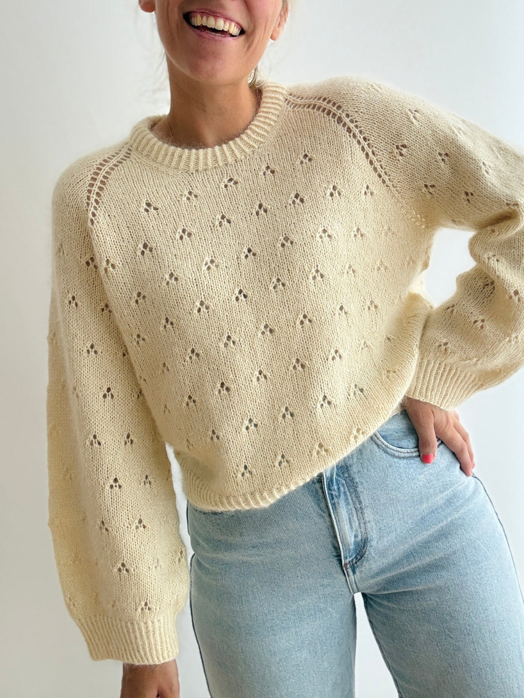 Strickpaket Lillie Sweater - Kolibri by Johanna