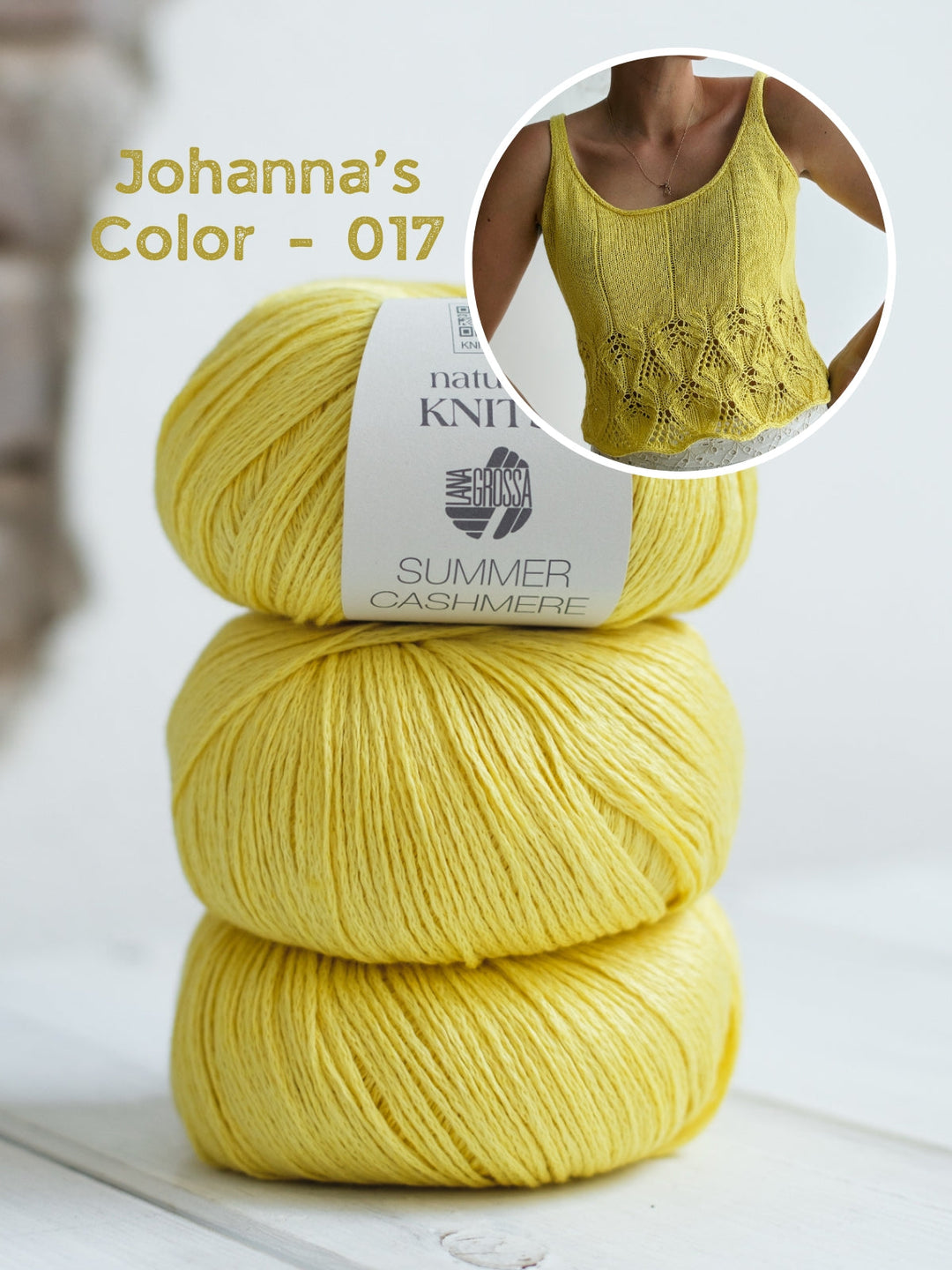 Strickpaket Electrine Top - Kolibri by Johanna