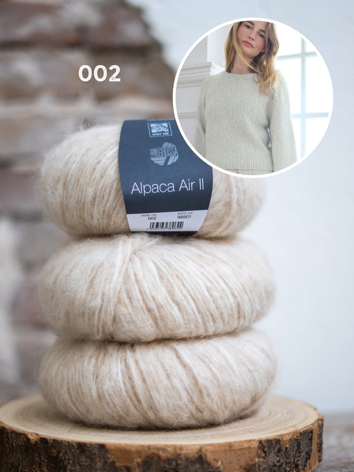 Strickpaket Alpaca Air II Raglanpullover