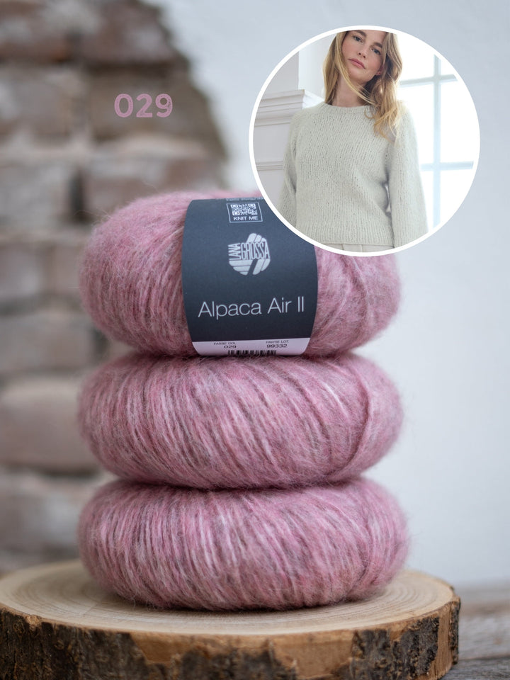 Strickpaket Alpaca Air II Raglanpullover