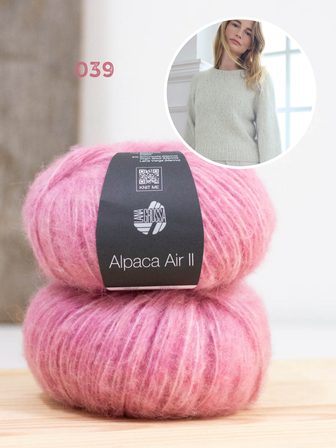 Strickpaket Alpaca Air II Raglanpullover