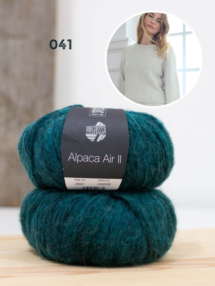 Strickpaket Alpaca Air II Raglanpullover