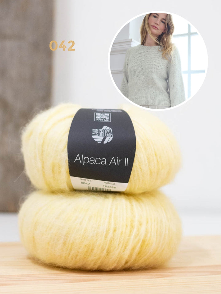 Strickpaket Alpaca Air II Raglanpullover
