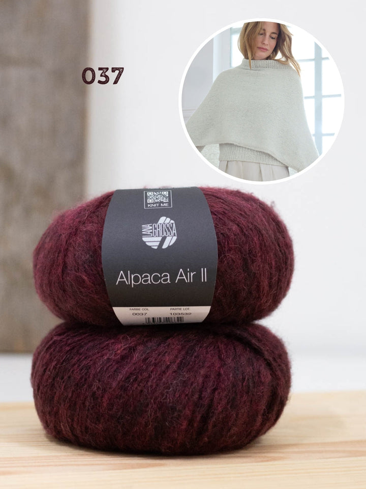 Strickpaket Alpaca Air II Poncho
