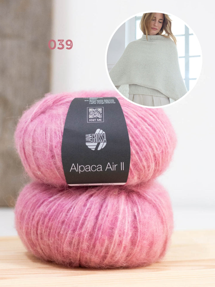 Strickpaket Alpaca Air II Poncho