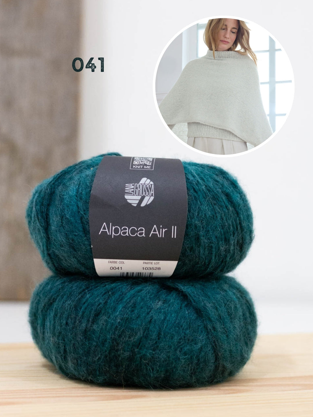 Strickpaket Alpaca Air II Poncho