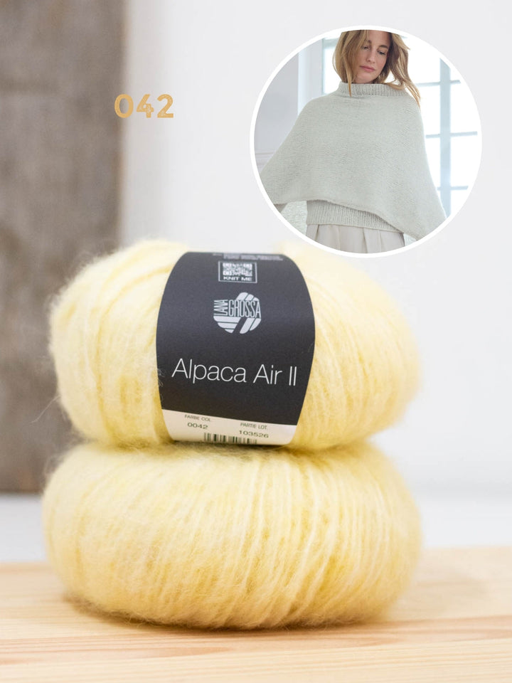 Strickpaket Alpaca Air II Poncho