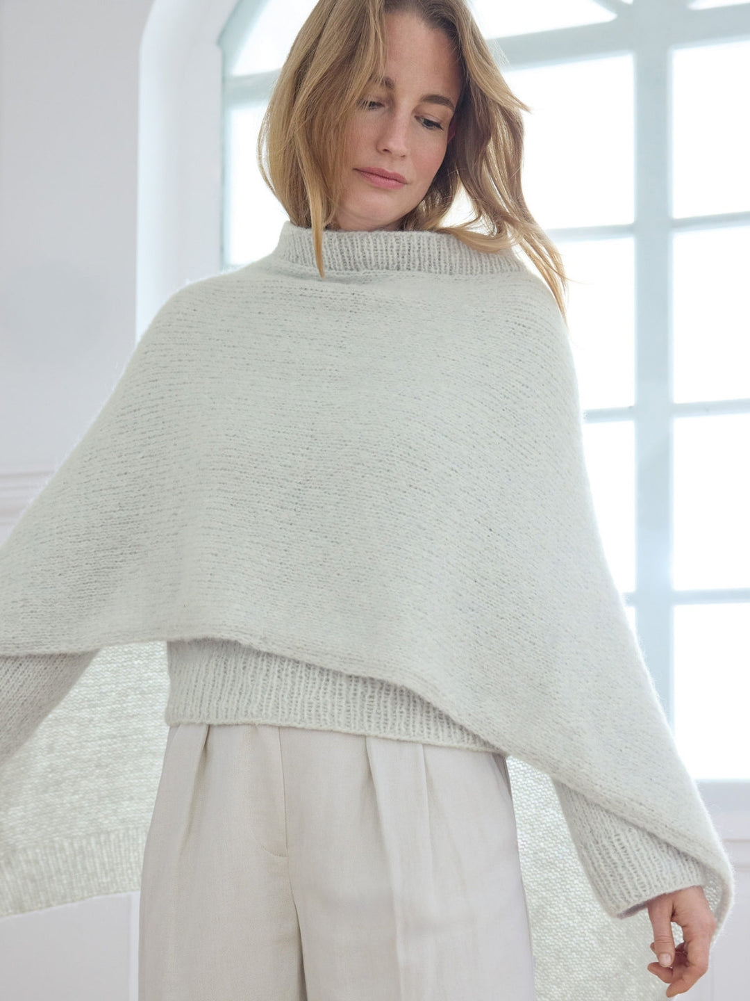 Strickpaket Alpaca Air II Poncho