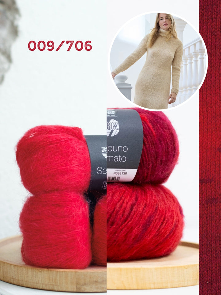 Strickpaket Ecopuno Sfumato Setasuri Kleid