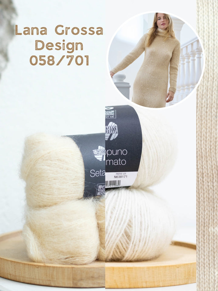 Strickpaket Ecopuno Sfumato Setasuri Kleid