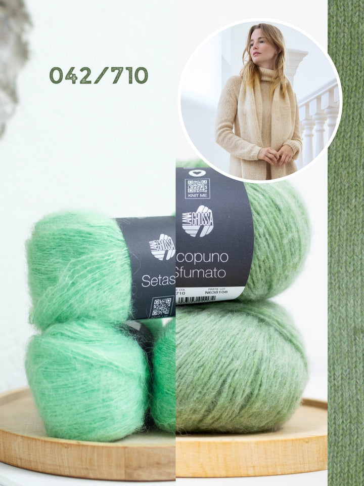 Strickpaket Ecopuno Sfumato Setasuri Schal
