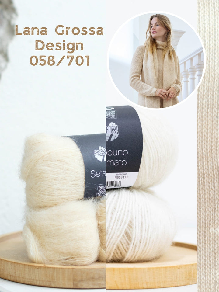 Strickpaket Ecopuno Sfumato Setasuri Schal