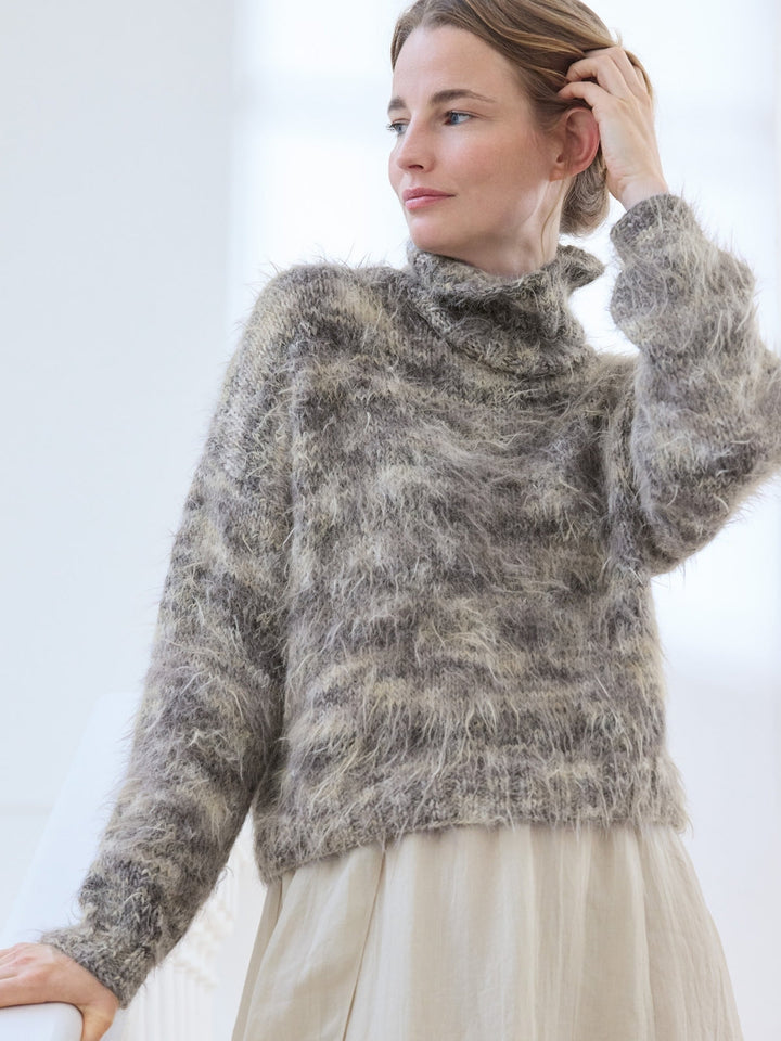 Strickpaket Basta Stampa Rollkragenpullover