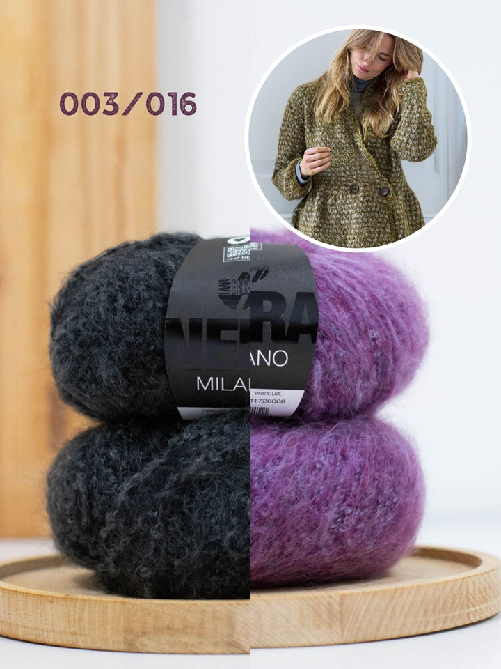 Strickpaket Milano Taillierte Jacke