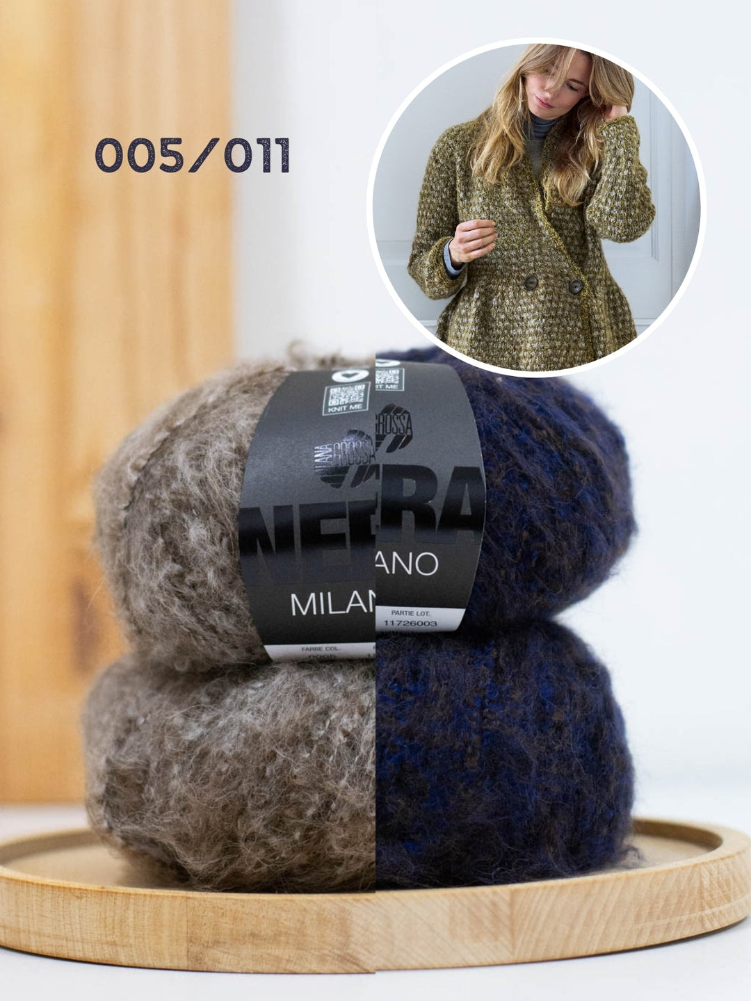 Strickpaket Milano Taillierte Jacke