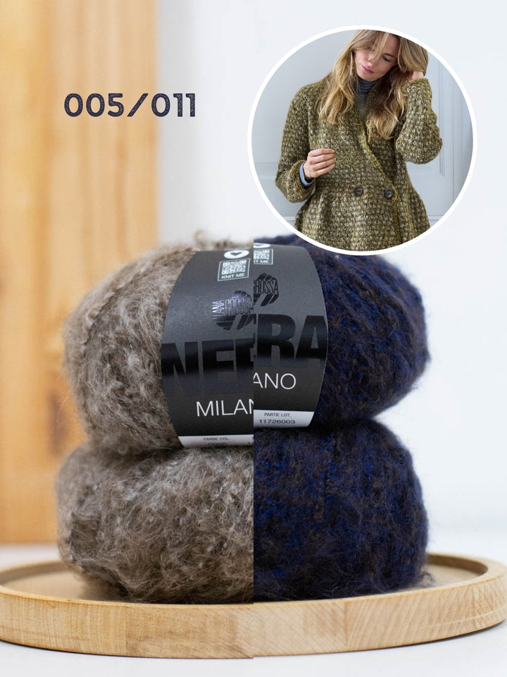 Strickpaket Milano Taillierte Jacke
