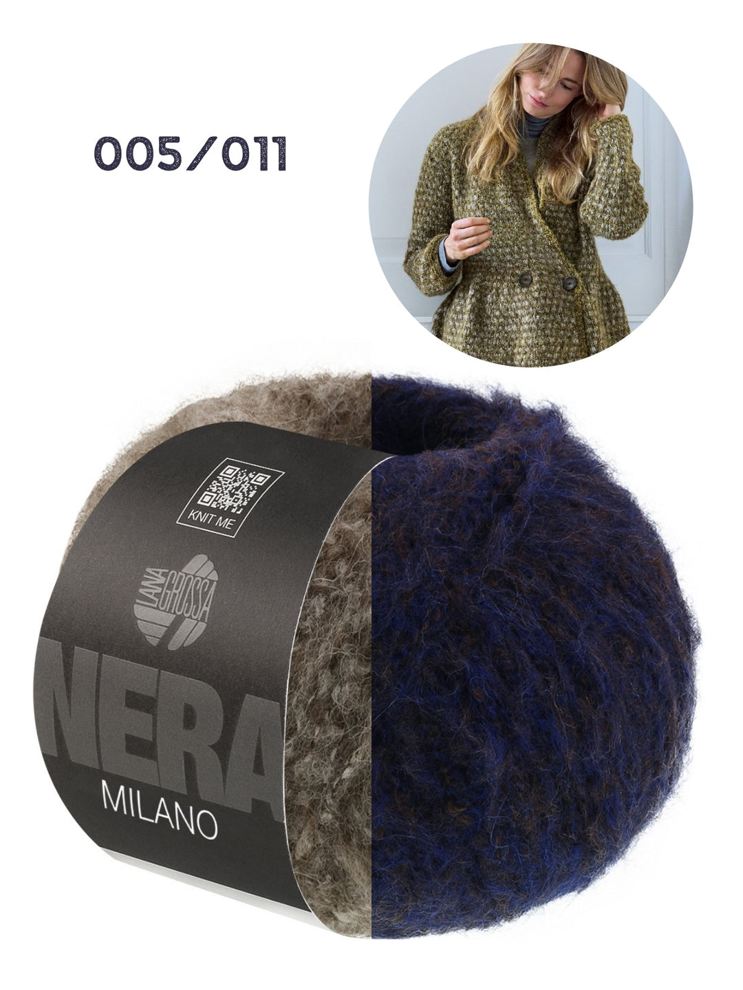 Strickpaket Milano Taillierte Jacke