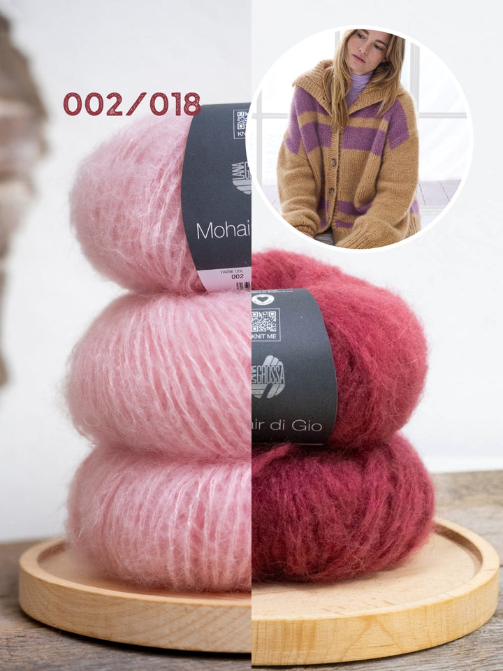 Strickpaket Mohair di Gio Jacke