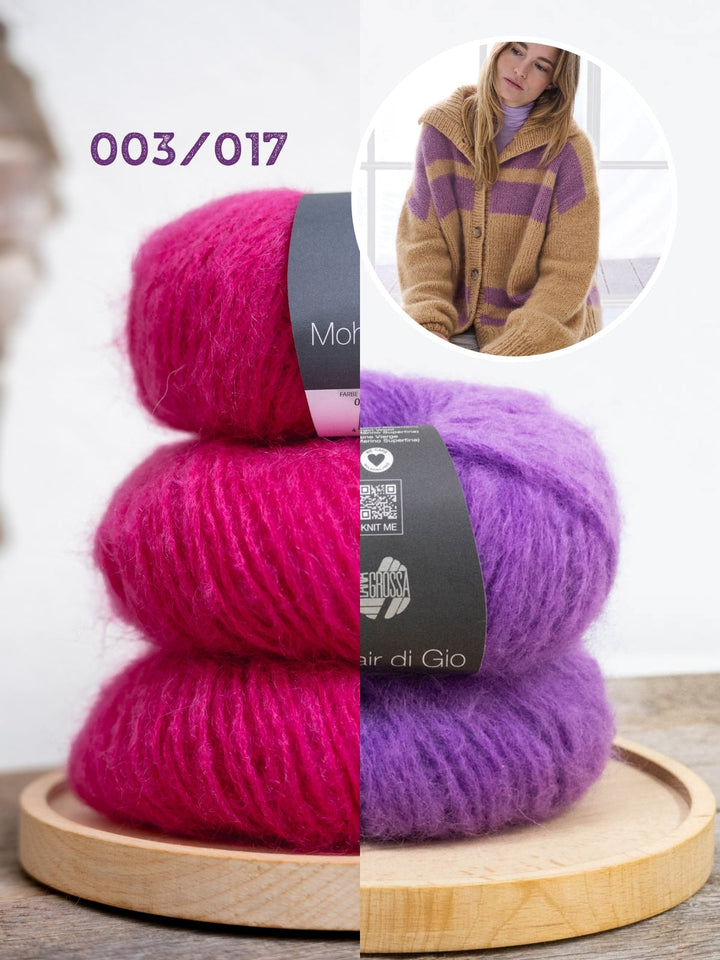 Strickpaket Mohair di Gio Jacke