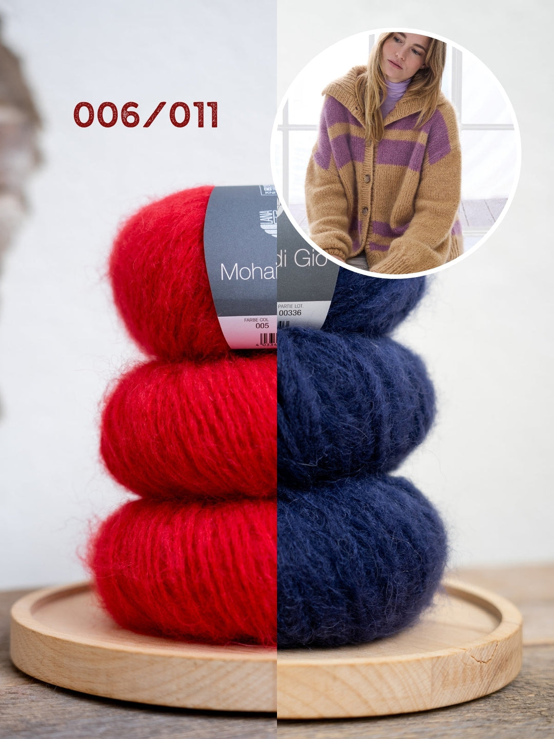 Strickpaket Mohair di Gio Jacke