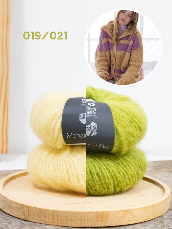 Strickpaket Mohair di Gio Jacke