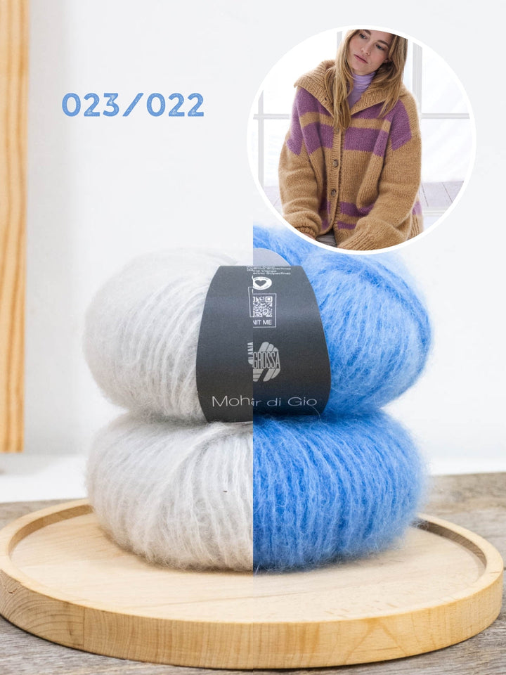Strickpaket Mohair di Gio Jacke