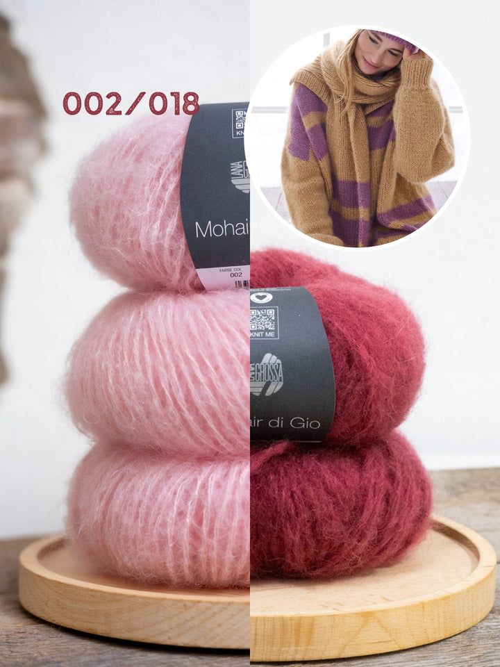 Strickpaket Mohair di Gio Schal