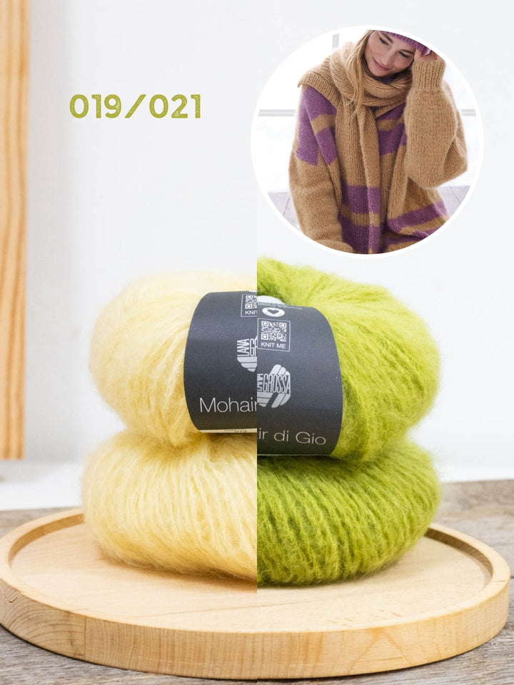 Strickpaket Mohair di Gio Schal