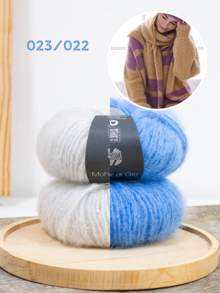 Strickpaket Mohair di Gio Schal