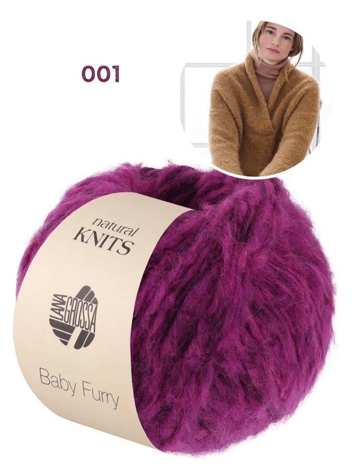 Strickpaket Baby Furry Pullover
