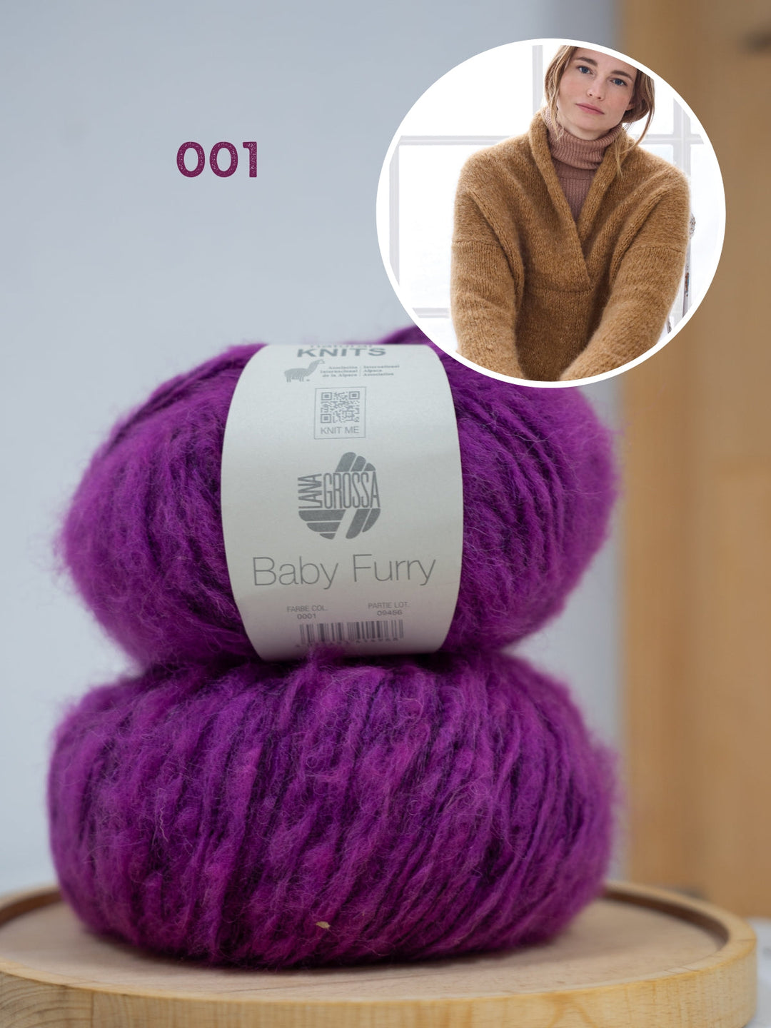 Strickpaket Baby Furry Pullover