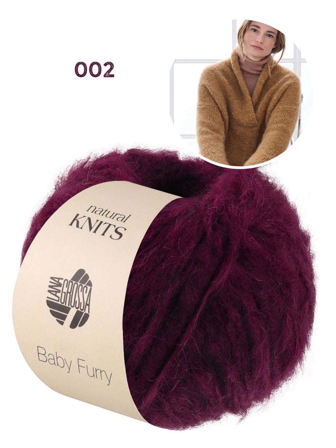 Strickpaket Baby Furry Pullover
