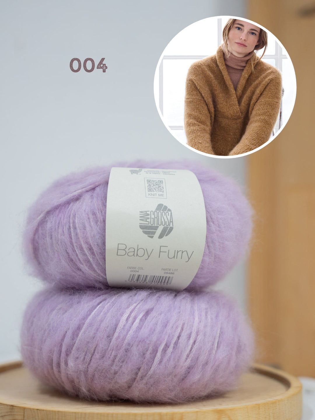 Strickpaket Baby Furry Pullover