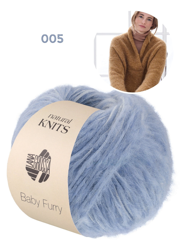 Strickpaket Baby Furry Pullover