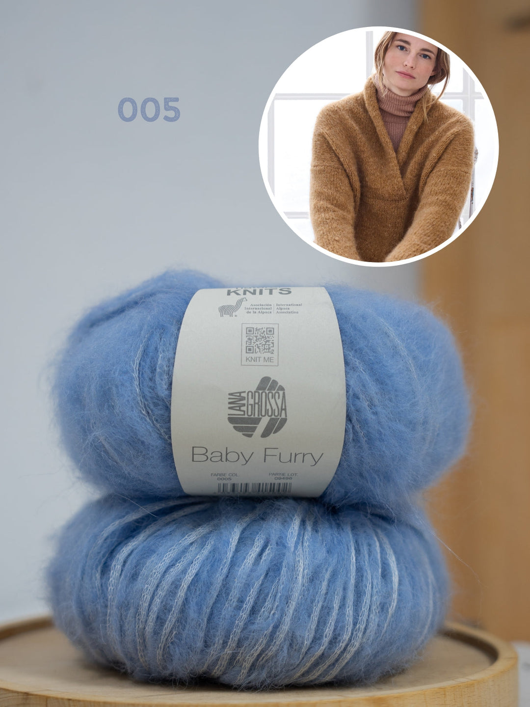 Strickpaket Baby Furry Pullover