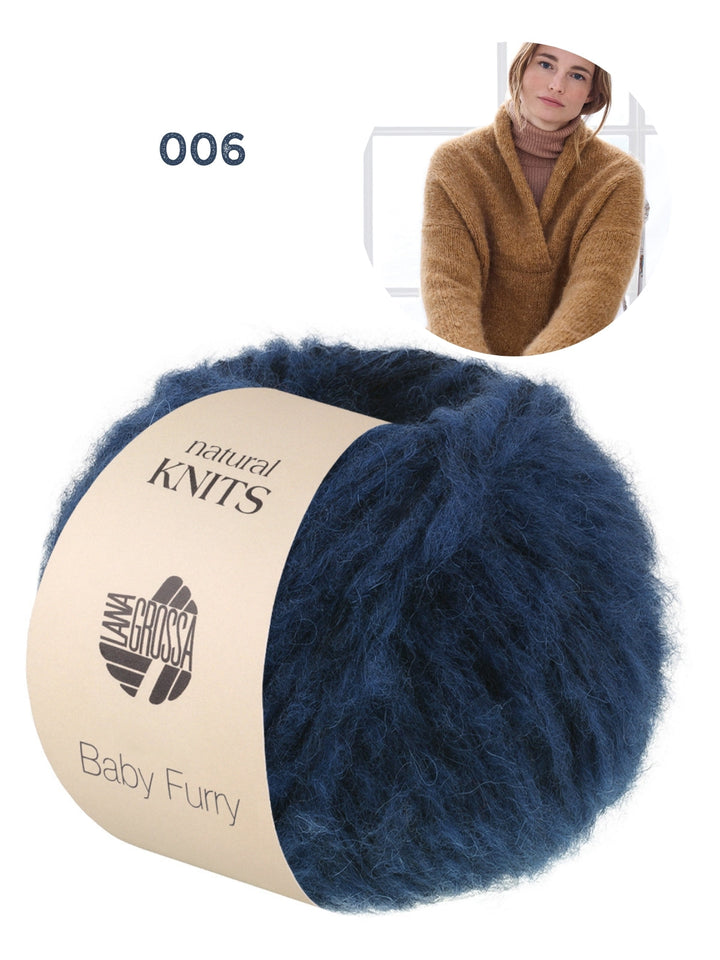 Strickpaket Baby Furry Pullover