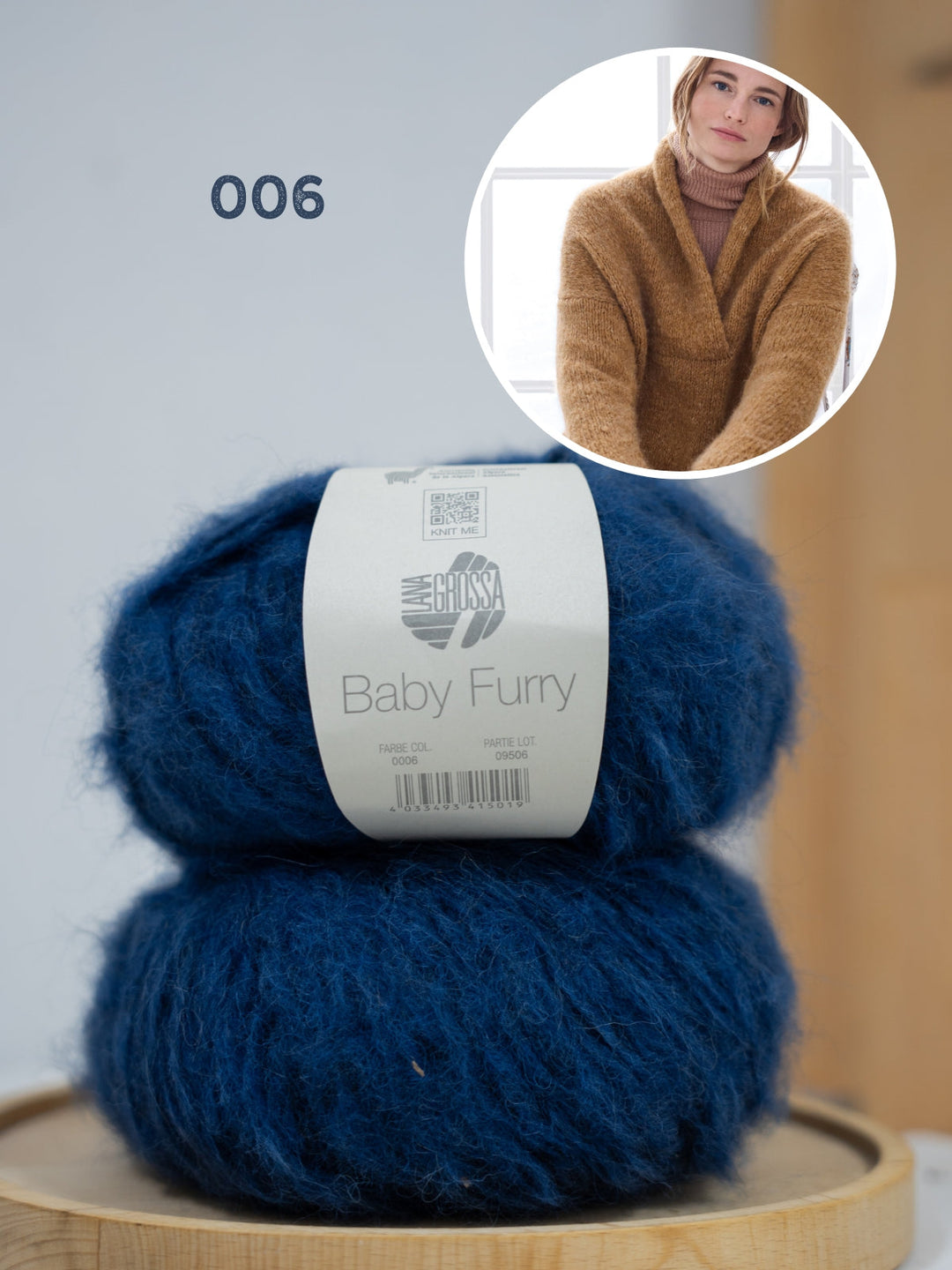 Strickpaket Baby Furry Pullover