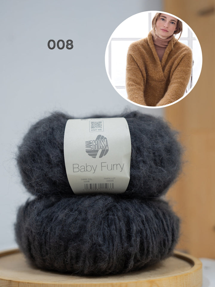 Strickpaket Baby Furry Pullover