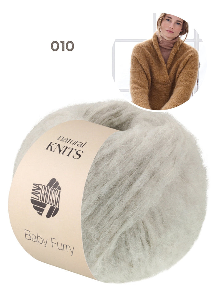 Strickpaket Baby Furry Pullover